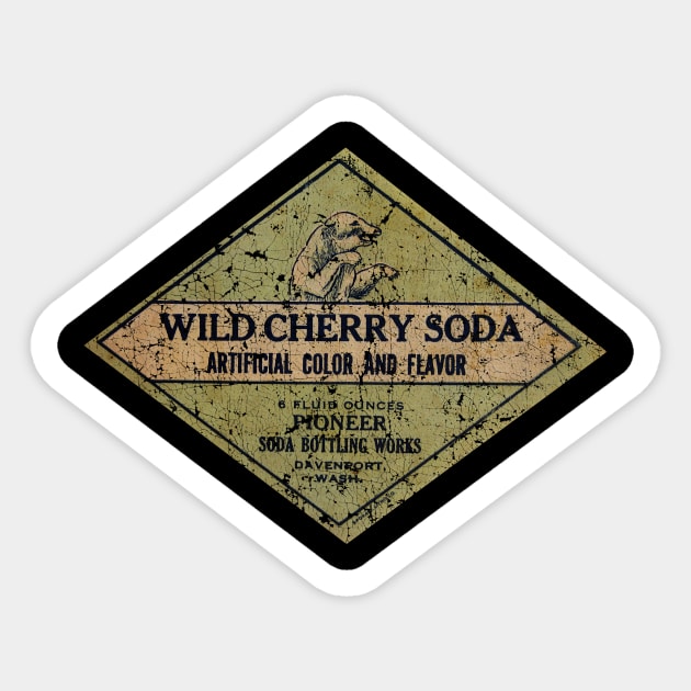 PIONER WILD CHERRY BEER Sticker by ngilerterus